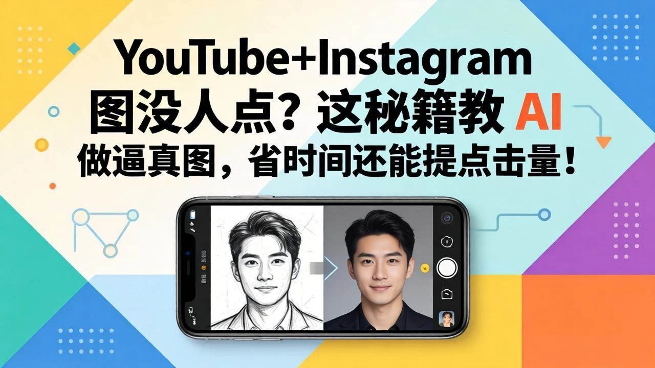(17911期)YouTube+Instagram 图没人点?这秘籍教 AI 做逼真图,省时间还能提点击量 (17911期)YouTube+Instagram 图没人点?这秘籍教 AI 做逼真图,省时间还能提点击量