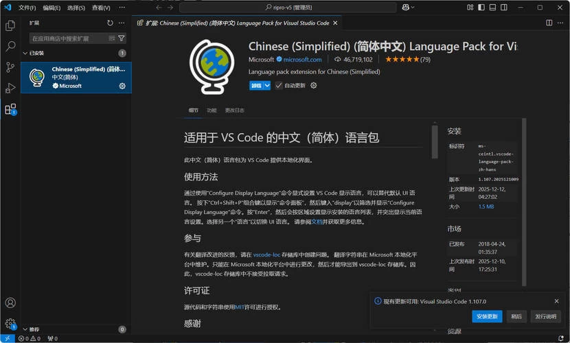 Visual Studio Code 1.107.18627中文绿色版