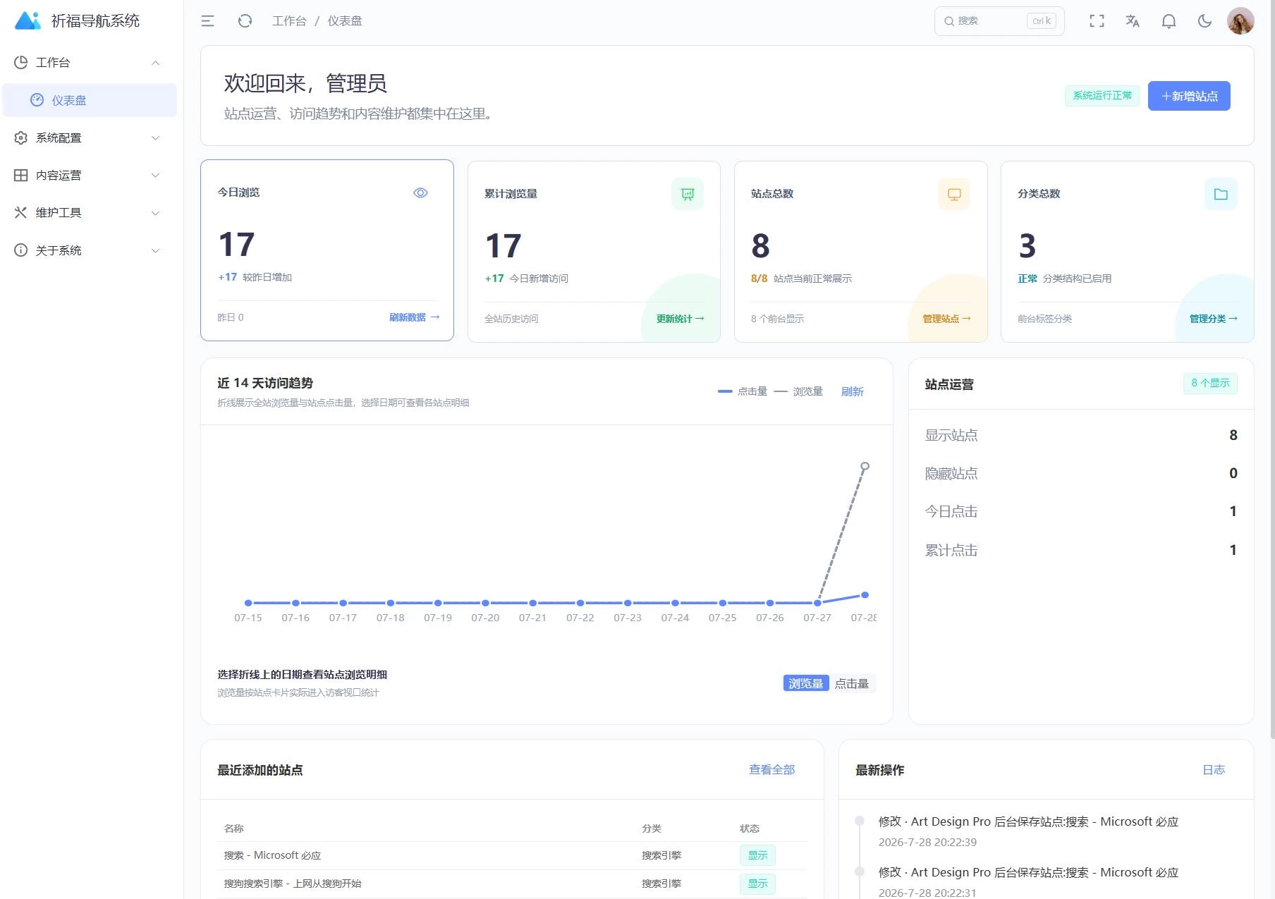 祈福导航系统源码V1.8 修复Bug版本 祈福导航系统源码V1.8 修复Bug版本