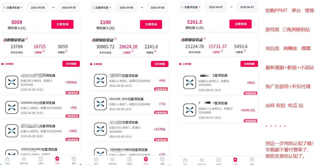 迅雷浏览器项目2.0_拆个大佬周1W的打法