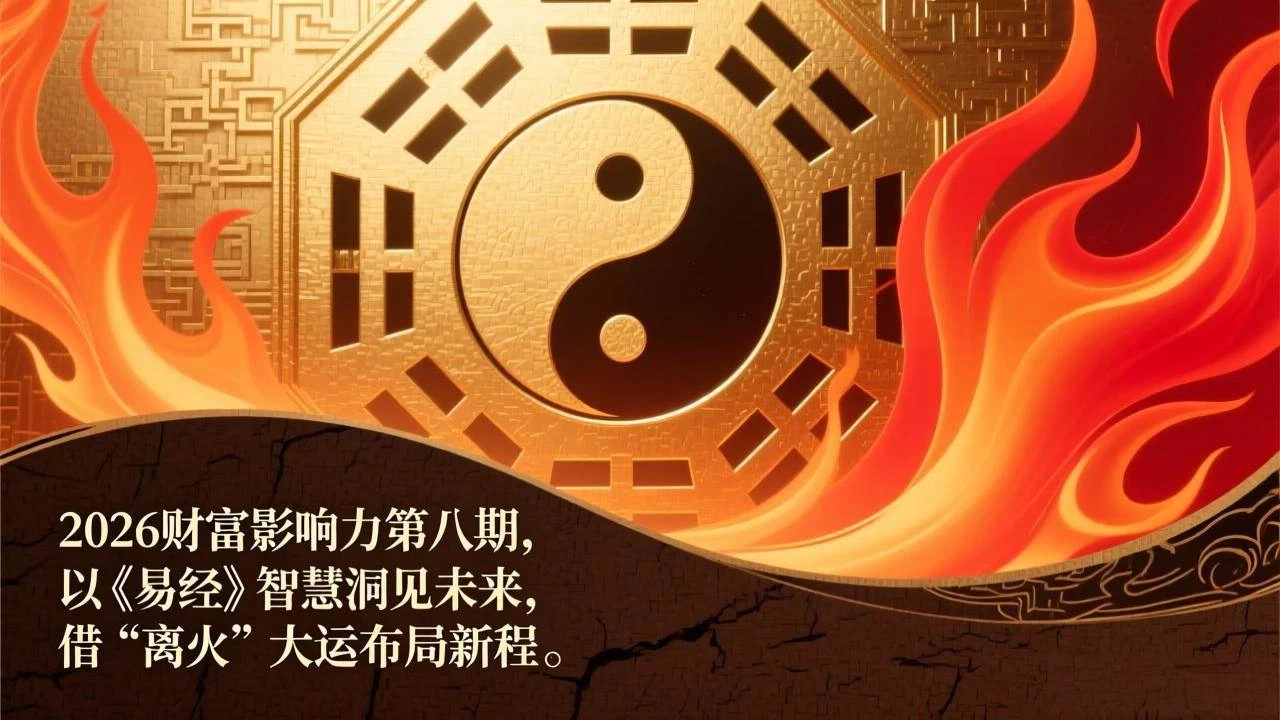 (17418期)2026财富影响力第八期,以《易经》智慧洞见未来,借“离火”大运布局新程 (17418期)2026财富影响力第八期,以《易经》智慧洞见未来,借“离火”大运布局新程