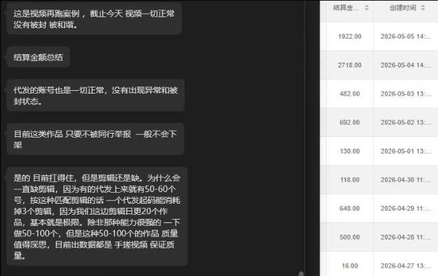 【团长合作2.0】视频矩阵项目_招发手矩阵+剪辑师，共赢项目【揭秘】