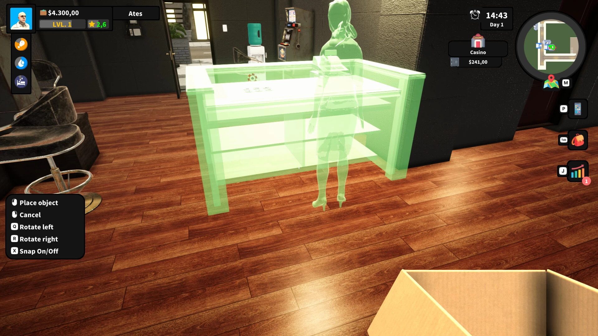 《赌场经营模拟器》中文版 《赌场经营模拟器》中文版