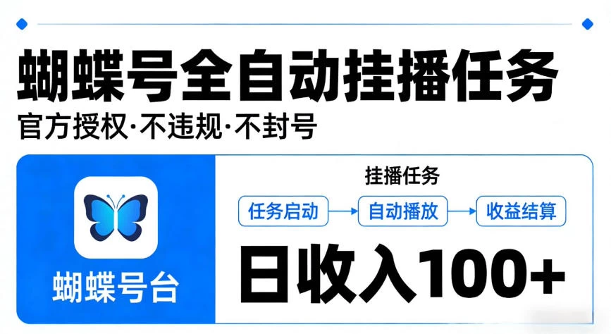 视频号全自动挂播任务,官方授权不违规不封号,日收入100+【揭秘】