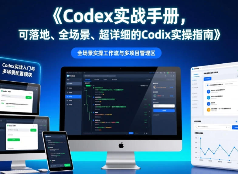 Codex实战手册,可落地、全场景、超详细的Codex实操指南 Codex实战手册,可落地、全场景、超详细的Codex实操指南