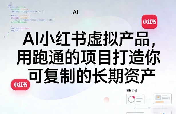 AI小红书虚拟产品,用跑通的项目打造你可复制的长期资产(更新0712) AI小红书虚拟产品,用跑通的项目打造你可复制的长期资产(更新0712)