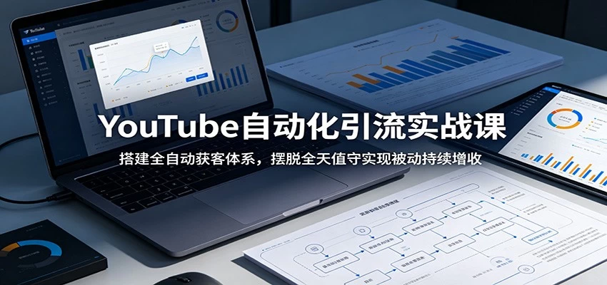 YouTube自动化引流实战课:搭建全自动获客体系,摆脱全天值守实现被动持续增收 YouTube自动化引流实战课:搭建全自动获客体系,摆脱全天值守实现被动持续增收