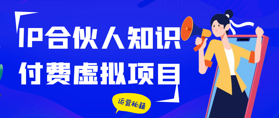 IP合伙人知识付费虚拟项目-趣奇资源网-第5张图片