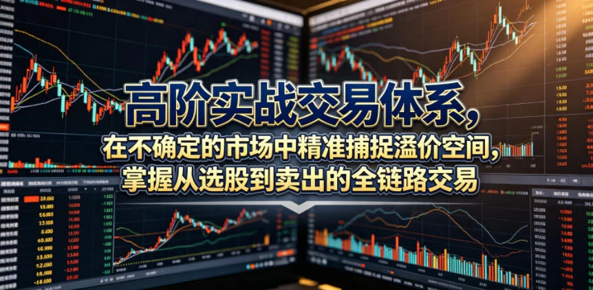 高阶实战交易体系,在不确定的市场中精准捕捉溢价空间,掌握从选股到卖出的全链路交易心法(更新6月) 高阶实战交易体系,在不确定的市场中精准捕捉溢价空间,掌握从选股到卖出的全链路交易心法(更新6月)