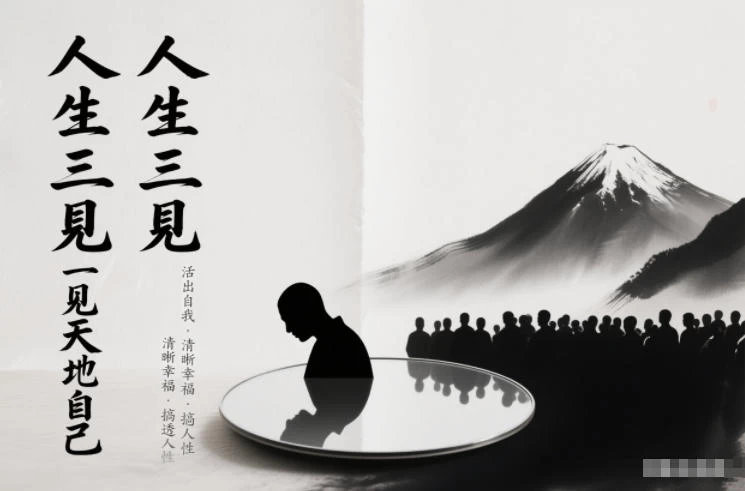 人生三见一见天地见众生见自己，活出自我拥有清晰幸福人生，搞透人性