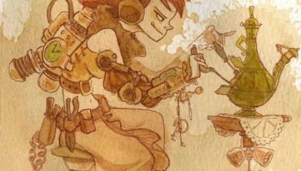 AI 绘画模型的蒸汽朋克复古风格