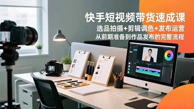 (16752期)快手短视频带货速成课,选品拍摄+剪辑调色+发布运营,从前期准备到作品发布的完整流程 (16752期)快手短视频带货速成课,选品拍摄+剪辑调色+发布运营,从前期准备到作品发布的完整流程
