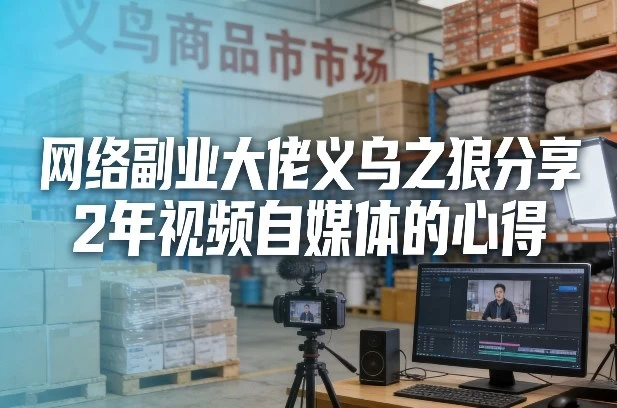 网络副业大佬义乌之狼分享2年视频自媒体的心得【文档】