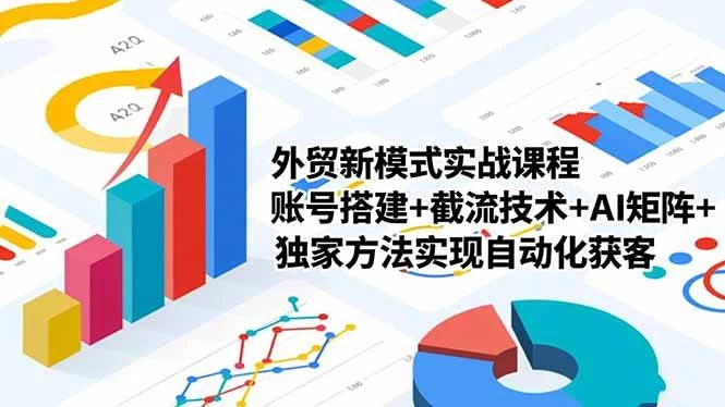 (16496期)外贸新模式实战课程,账号搭建+截流技术+AI矩阵+独家方法实现自动化获客 (16496期)外贸新模式实战课程,账号搭建+截流技术+AI矩阵+独家方法实现自动化获客