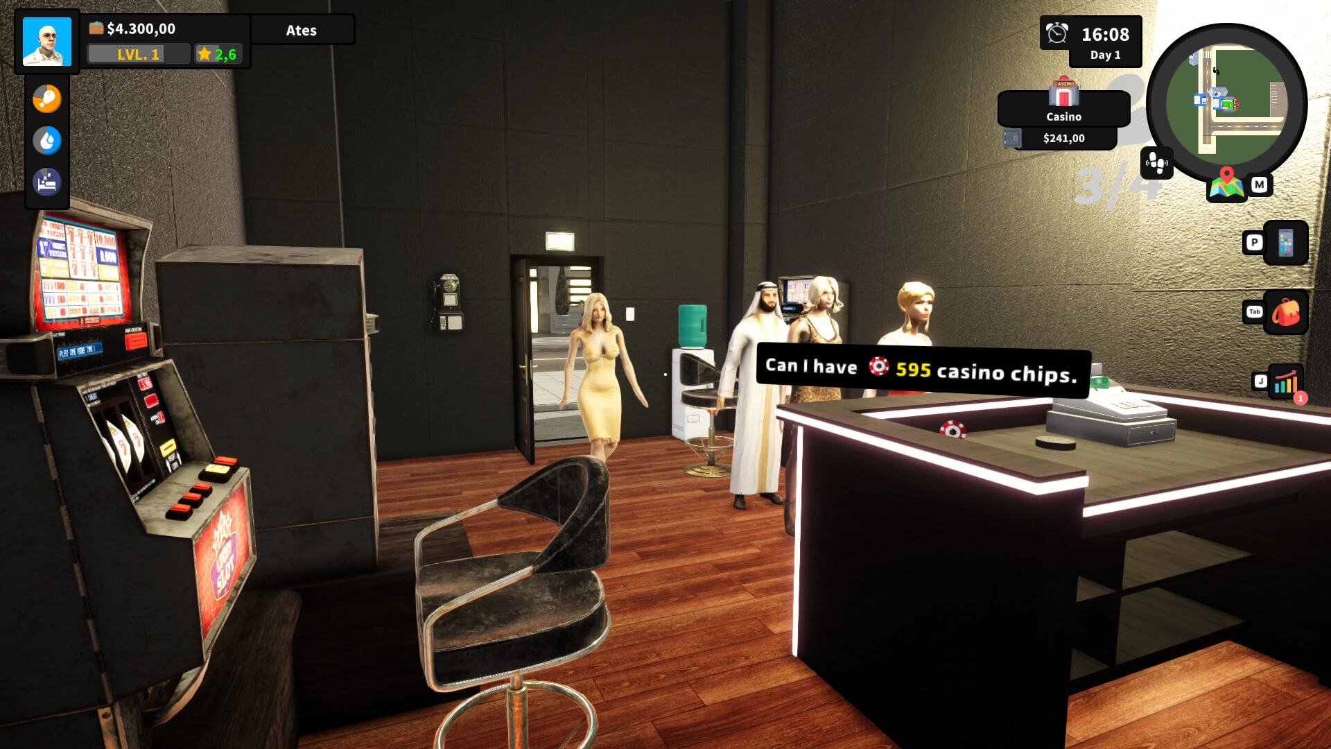 《赌场经营模拟器》中文版 《赌场经营模拟器》中文版