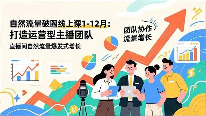 (16954期)自然流量破圈线上课1-12月更新:打造运营型主播团队 直播间自然流量爆发式增长 (16954期)自然流量破圈线上课1-12月更新:打造运营型主播团队 直播间自然流量爆发式增长