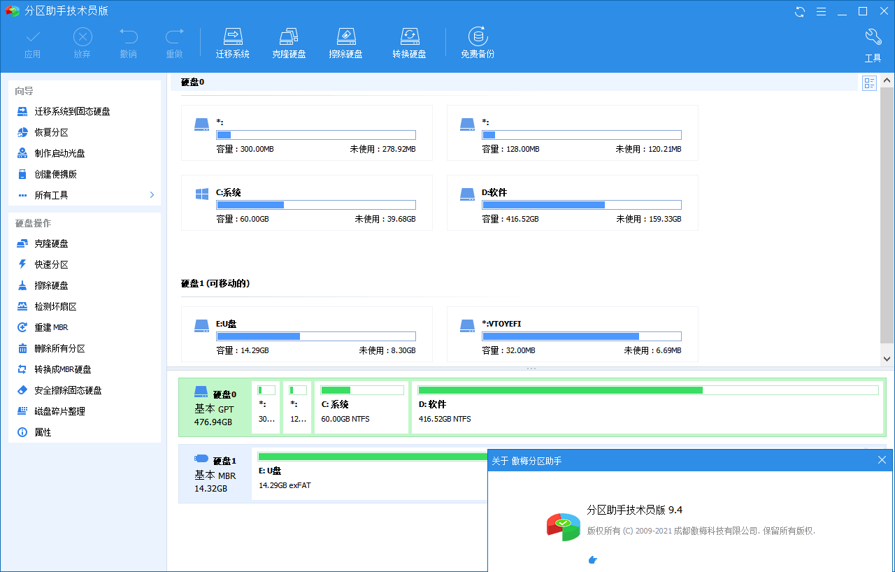 分区助手技术员v10.9.0特别版-趣奇资源网-第4张图片
